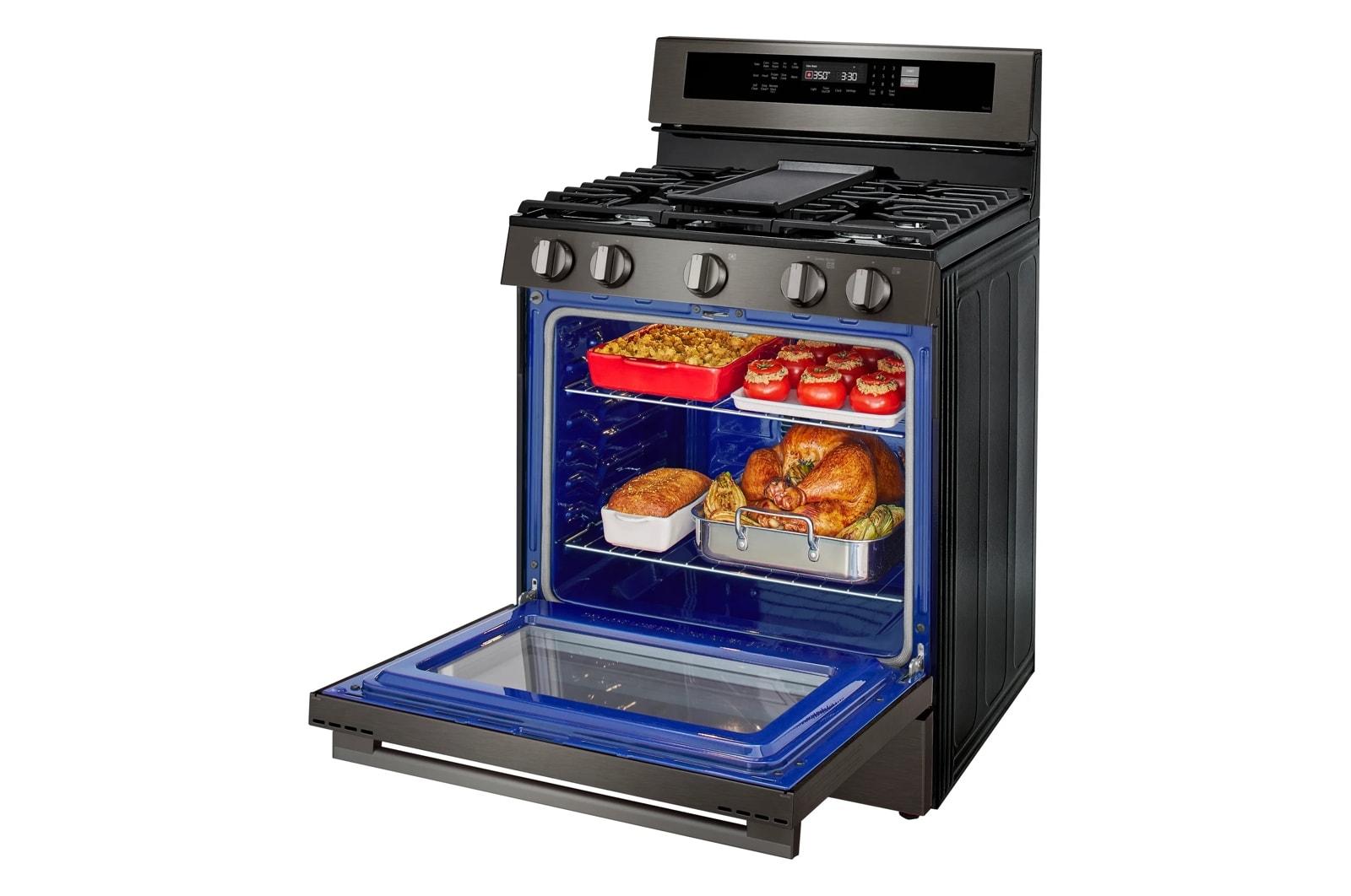 Lg LRGN6325Z 6.3 Cu. Ft. Smart Wi-Fi Enabled Probake Convection® Gas Range With Air Fry & Easyclean®