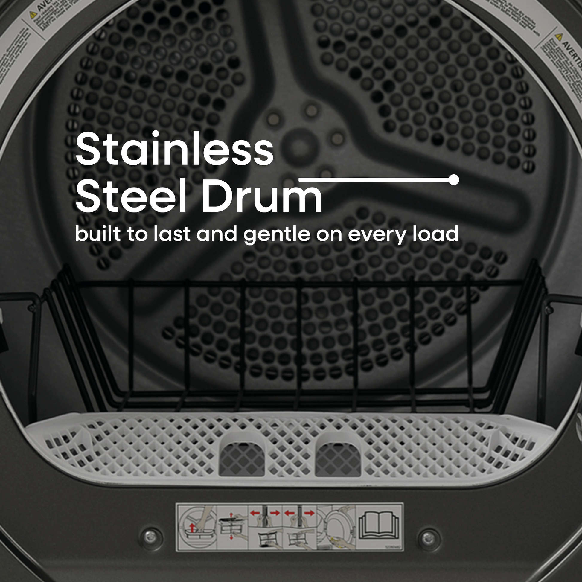 Element Appliance ECD4224EGG Element 4.0 Cu. Ft. Front Load Electric Dryer - Gray, Energy Star (Ecd4224Egg)