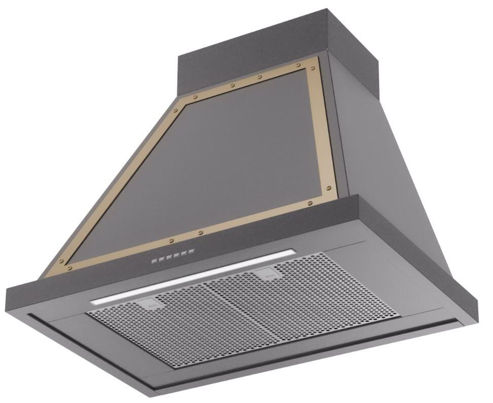 Ilve UANB30MGG Nostalgie 30 Inch Matte Graphite Wall Mount Range Hood