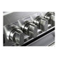 Verona VUFSGE365DSS Verona Vufsge365Dss 36 Inch Ultima Collection Double Oven Dual Fuel Range With 5 Brass Burners, 4.1 Cu. Ft. Total Oven Capacity