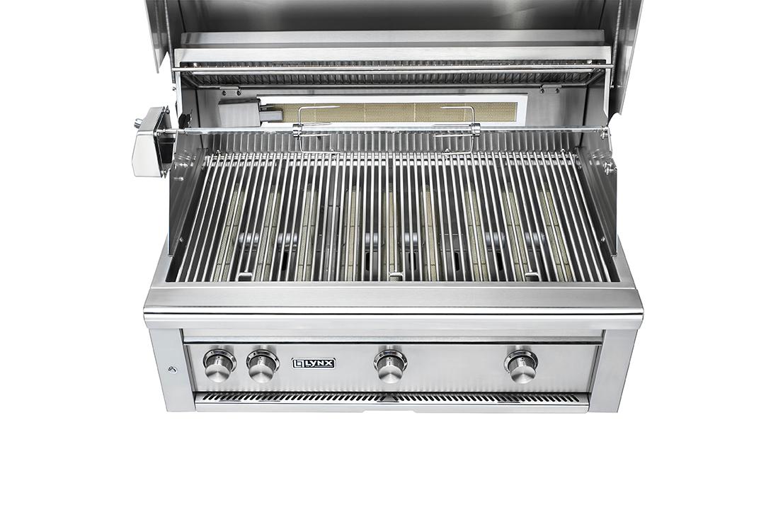 Lynx L36ATRDSNG 36" Built-In Grill - All Trident™ W/ Rotisserie - Desert Sage
