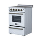Forno FFSEL606924WHT Forno Loiano 24 Inch Freestanding Electric Range In White
