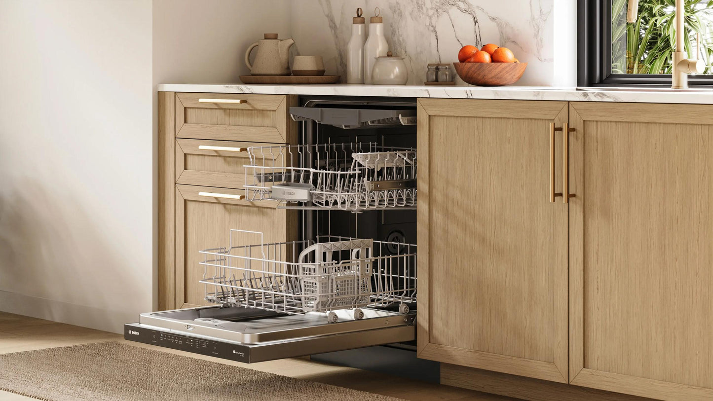 Bosch SHP65DM5N 500 Series, Built-Under Dishwasher, 24'', Brushed Steel Anti-Fingerprint