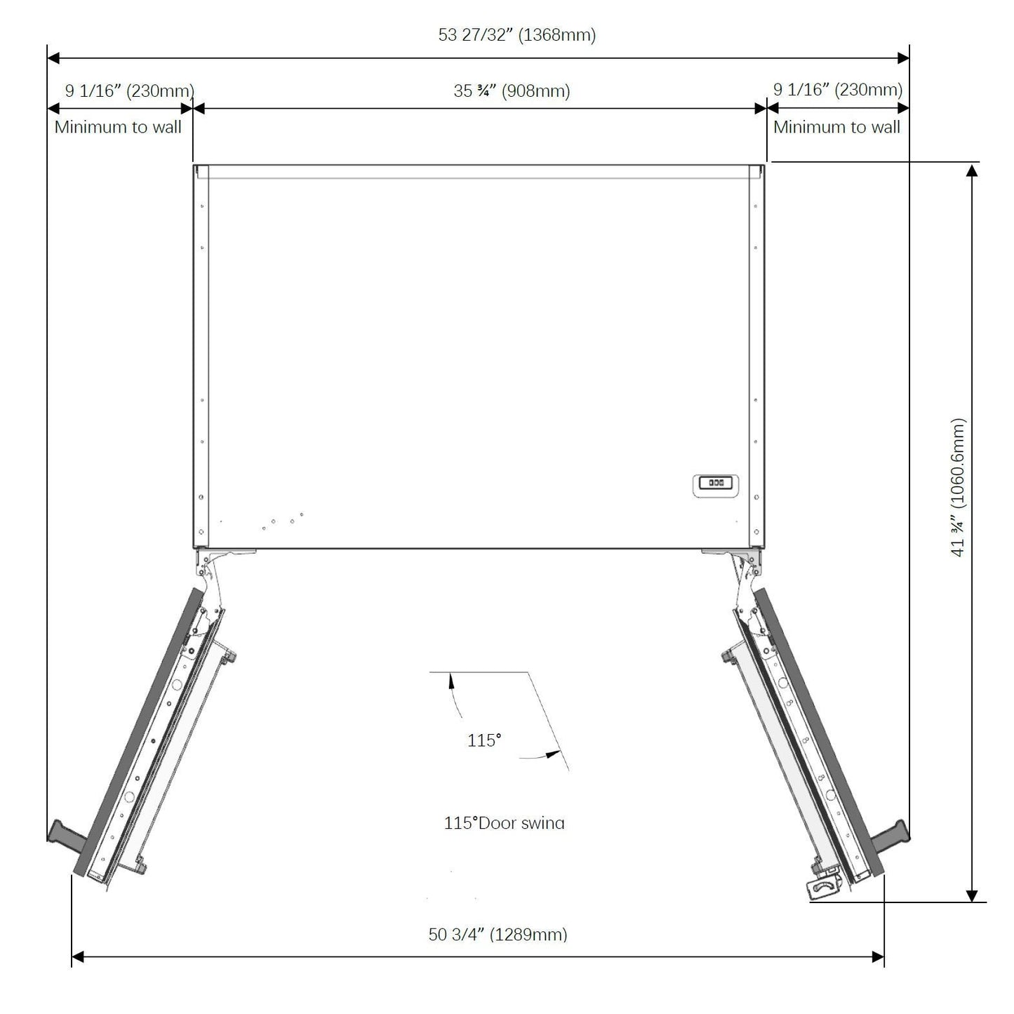 Fulgor Milano FM4FBM36IFBI 36 French Door Panel
