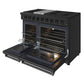 Thor Kitchen LRG4807UB 48 Inch Professional Gas Range In Black