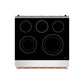 Thor Kitchen RSE30PRSG 30 Inch Professional Electric Range With Precision Knob Control In Stainless Steel And Rose Gold Gordon Ramsay Series