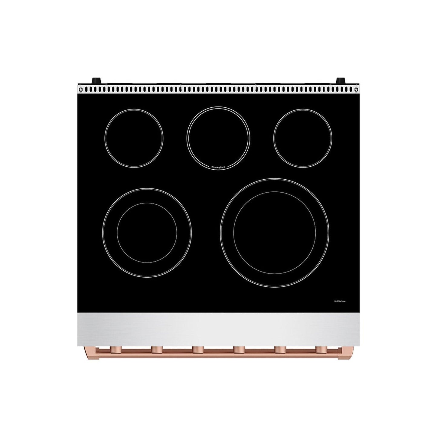Thor Kitchen RSE30PRSG 30 Inch Professional Electric Range With Precision Knob Control In Stainless Steel And Rose Gold Gordon Ramsay Series