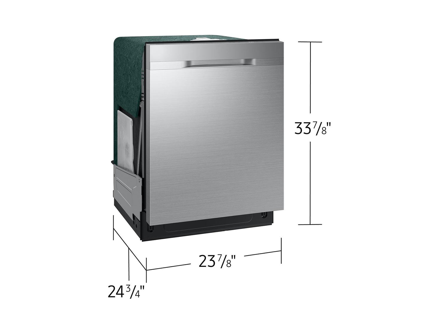 Samsung DW70H83YEUR Dishwasher With 3 Point Wash System Autorelease™ Door 3Rd Rack 48 Dba