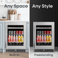 Element Appliance EBS24BES Cellara By Element 24 In., 7 Bottle And 115 Can Single Zone Wine And Beverage Cooler - Ebs24Bes