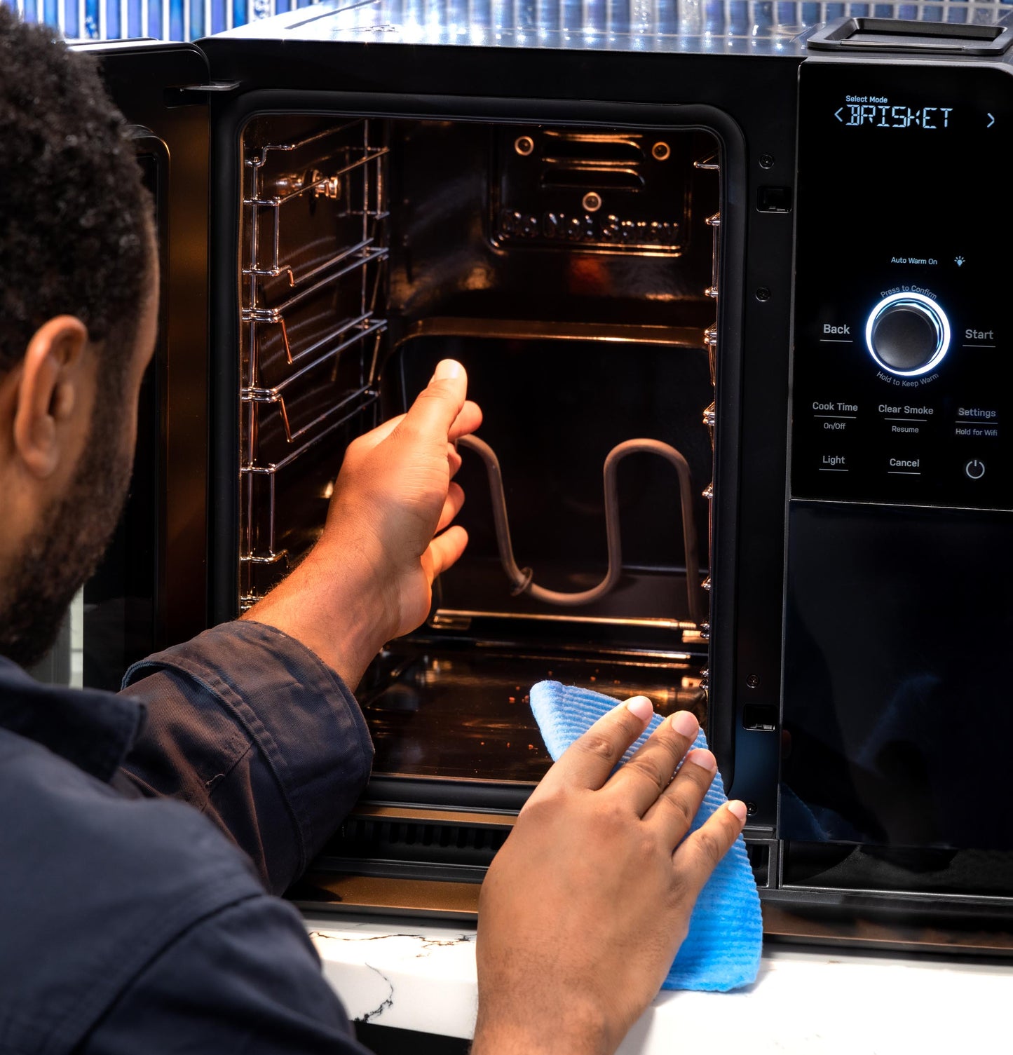 Ge Appliances P9SBAAS6VBB Ge Profile™ Smart Indoor Smoker