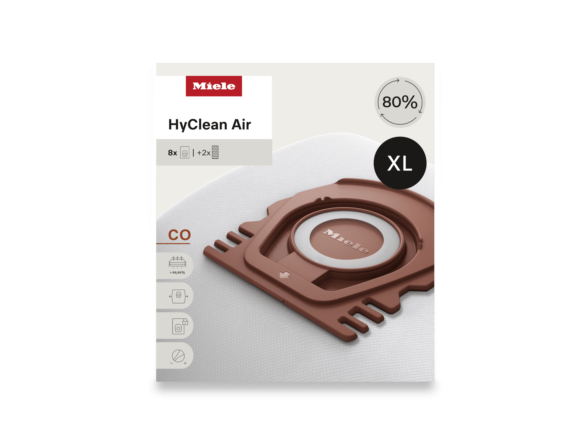 Miele COXLHYCLEANAIR 8 Vacuum Bags At A Special Price - For Guard M1.