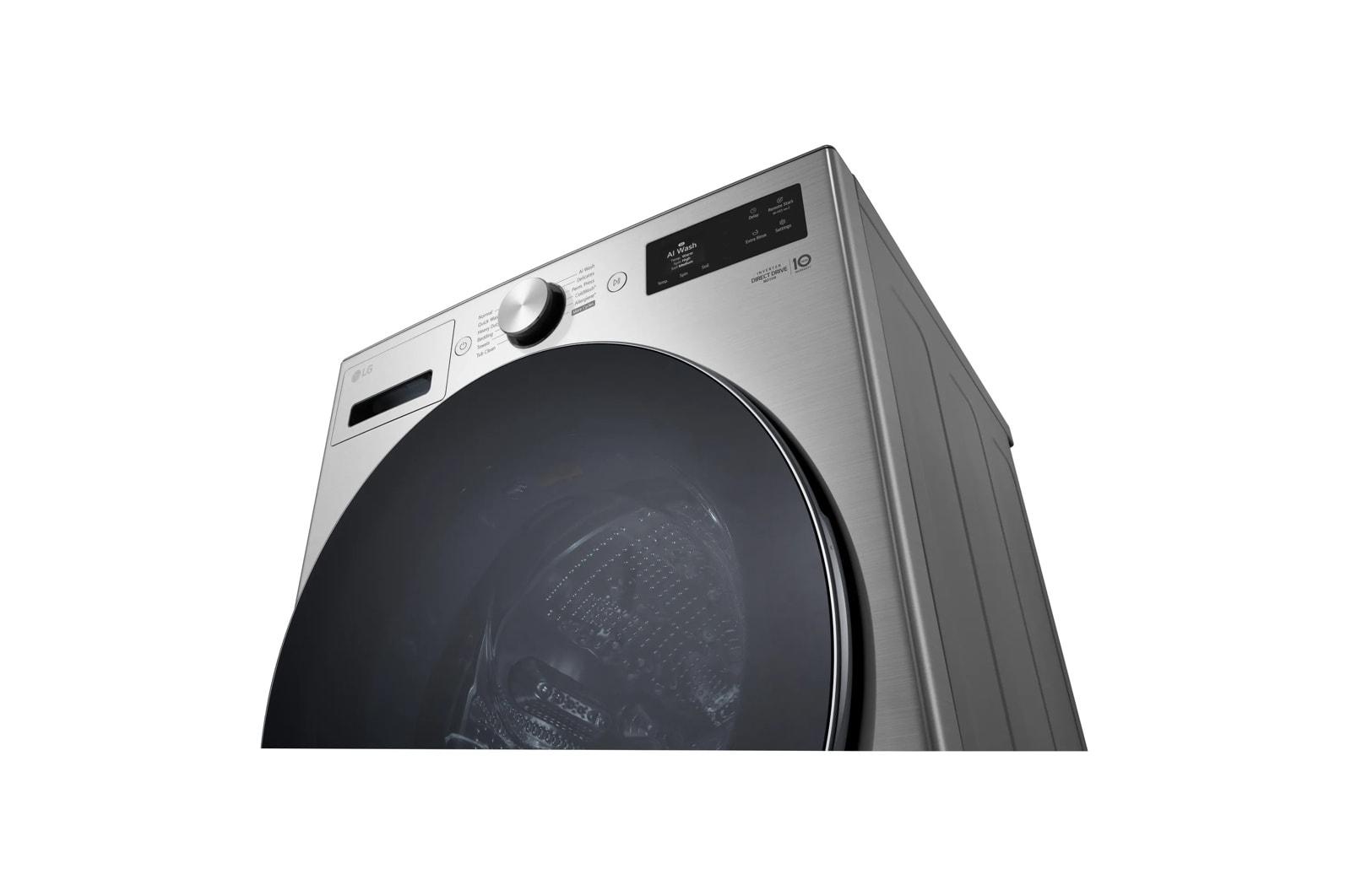 Lg WM5800HVA 5.0 Cu. Ft. Mega Capacity Smart Front Load Washer With Turbowash® 360(Degree), Built-In Intelligence And Hybrid Electronic Controls With Lcd Display