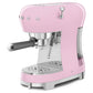 Smeg ECF02PKUS Espresso Coffee Machine Pink Ecf02Pkus