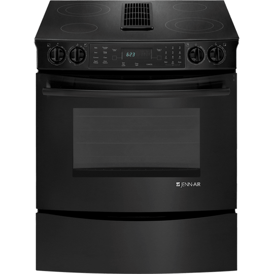 Jennair JES9800CAB Slide-In Electric Downdraft Range With Convection, 30"