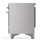 Ilve UMIB36QNR3SSC Ilve Umib36Qnr3Ssc Majestic Iii 36 Inch Induction Range With 6 Elements, 3.5 Cu. Ft. Total Oven Capacity (Solid Door, Stainless Steel, Chrome)