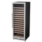 Avanti WCF149SE3S1 Avanti Refresh Wine Cooler, 149 Bottle Capacity, Stainless Steel Finish With Wood Shelves, Digital Touch Controls, Glass Door (Wcf149Se3S)