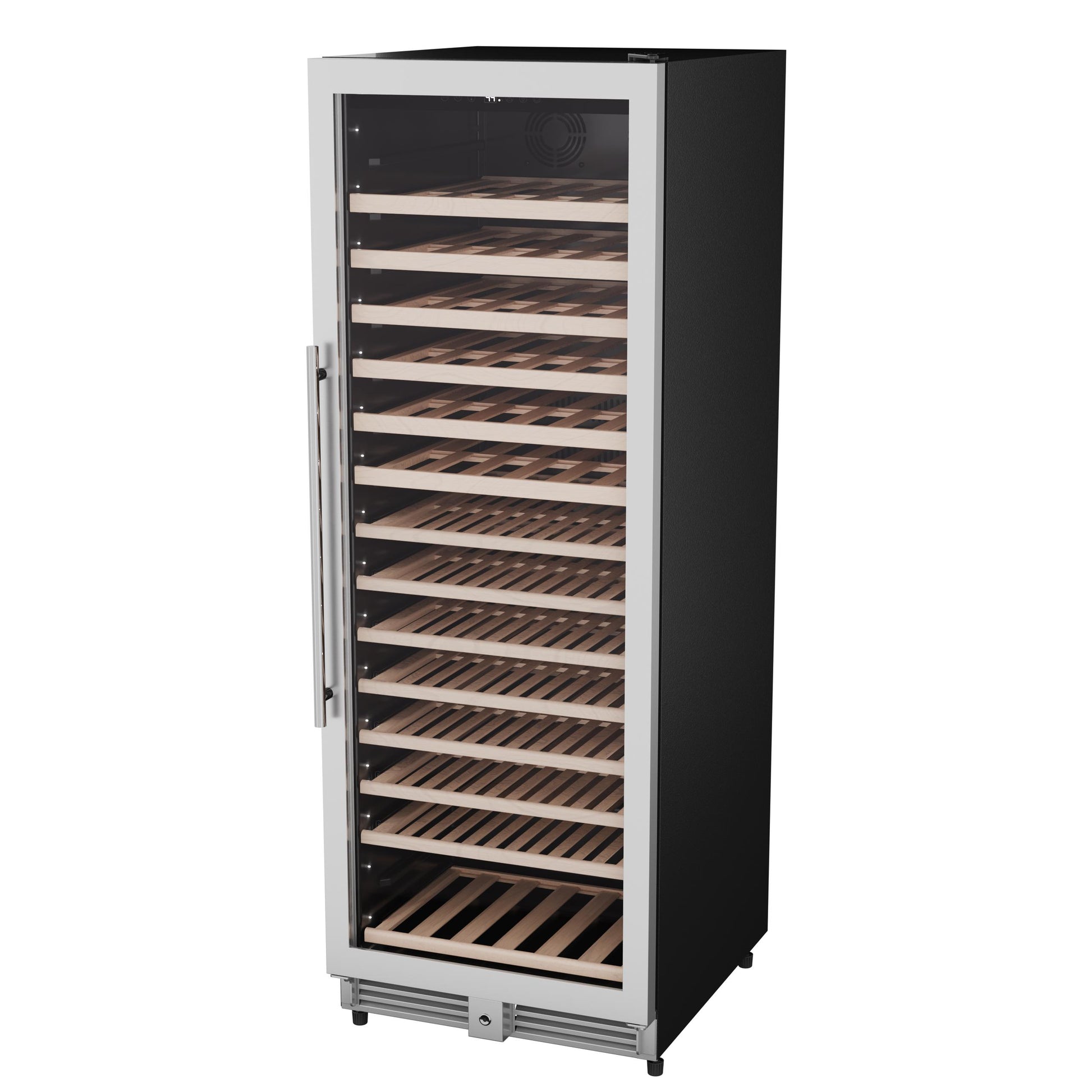 Avanti WCF149SE3S1 Avanti Refresh Wine Cooler, 149 Bottle Capacity, Stainless Steel Finish With Wood Shelves, Digital Touch Controls, Glass Door (Wcf149Se3S)