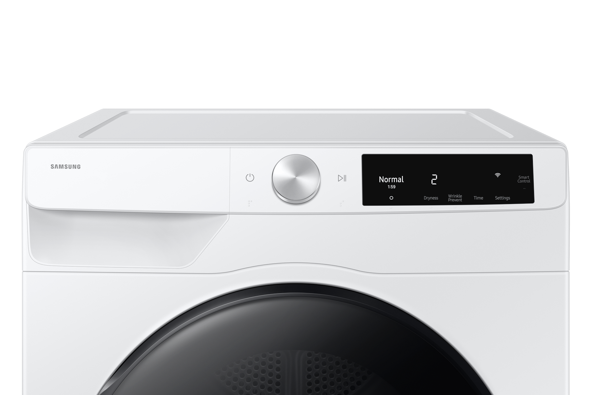 Samsung DV25FG62B0BE Compact Ventless Heat Pump Dryer Wi-Fi Connectivity Energy Efficient 4.0 Cu.Ft.