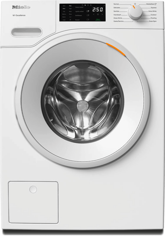 Miele WXD160WCS Wxd160 Wcs Lotus White - W1 Front-Loading Washing Machine: 8 Kg 1600 Rpm Pre-Ironing Miele@Home Capdosing Honeycomb Drum