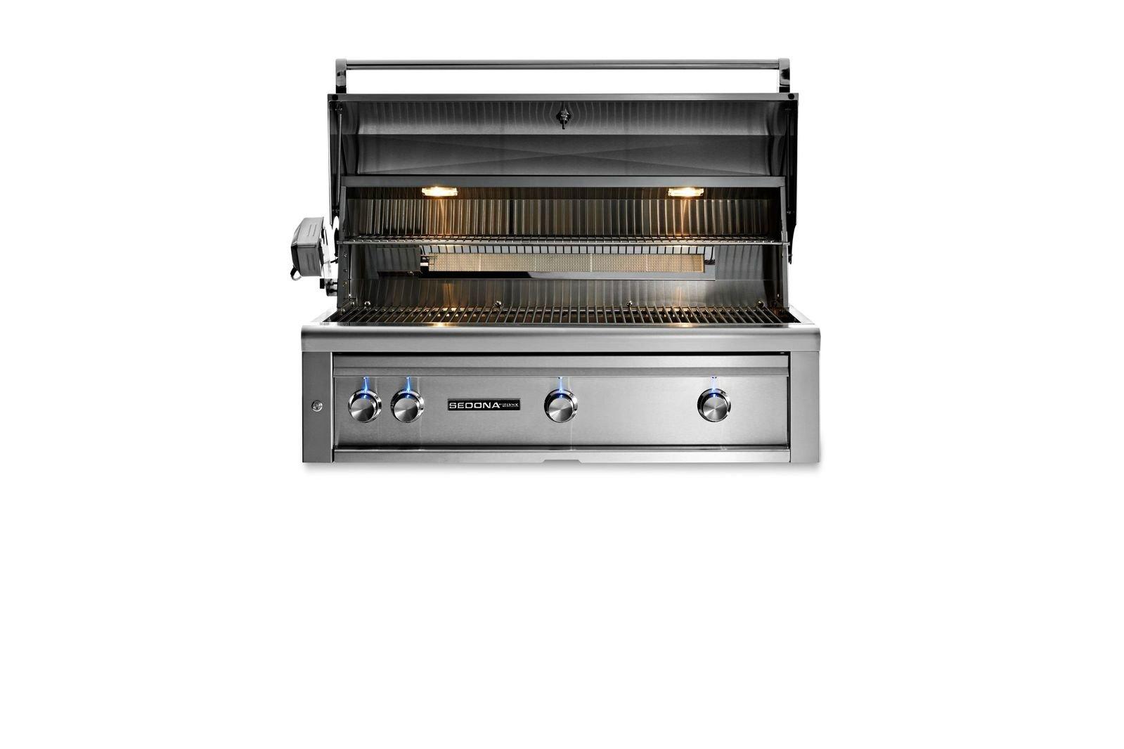 Lynx L701PSRNG 42" Sedona Built-In Grill With Rotisserie, 1 Prosear Infrared Burner And 2 Stainless Steel Burners (L701Psr)