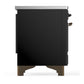 Ilve UMDIB40NR3BKB Ilve Umdib40Nr3Bkb Majestic Iii 40 Inch Induction Range With 6 Elements, 3.82 Cu. Ft. Total Oven Capacity (Triple Glass Door, Glossy Black, Burnished)