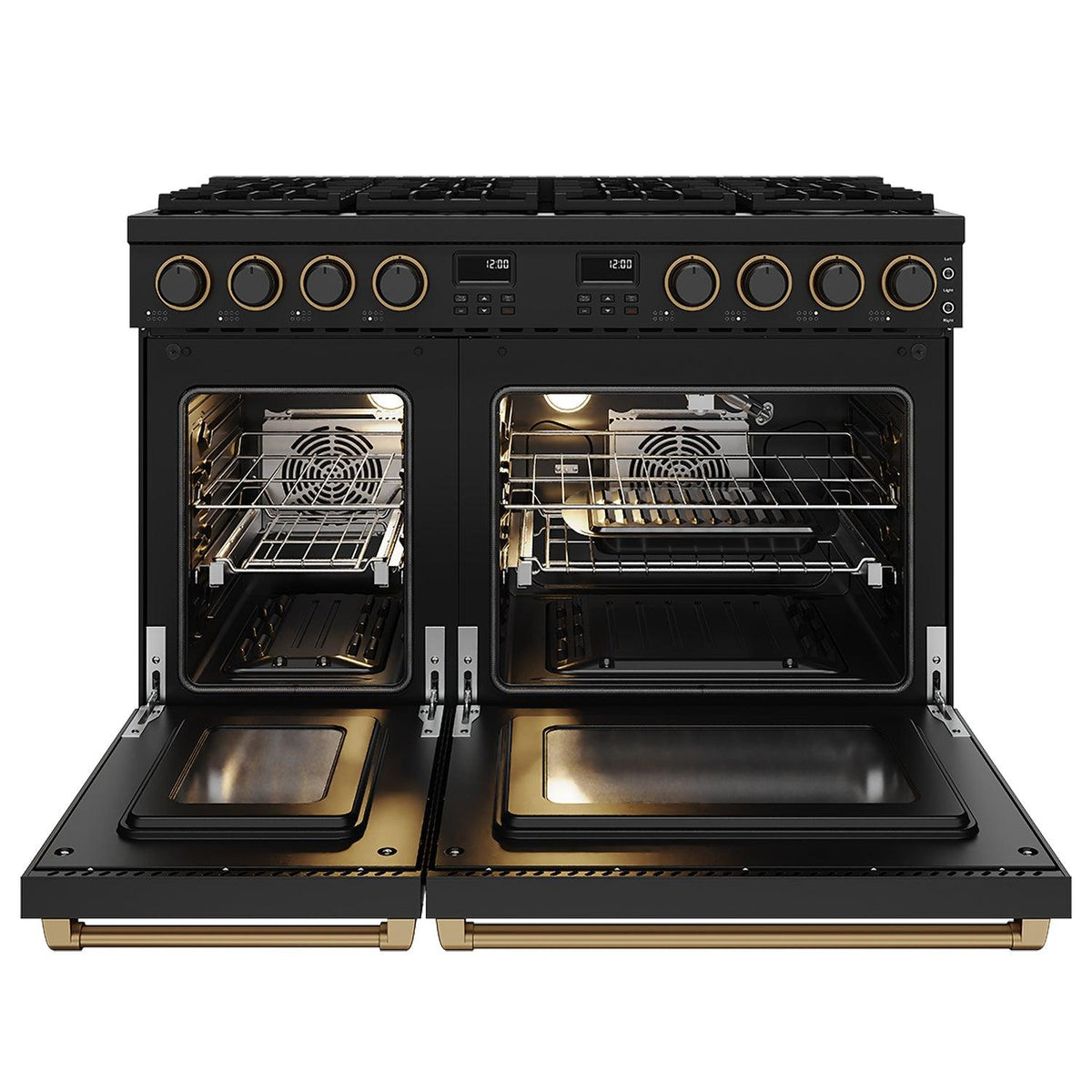 Thor Kitchen ARG48BBRZ 48 Inch Contemporary Professional Liquid Propane Range In Black/Bronze