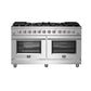 Forno FFSGS623960 Forno Massimo 60-Inch Freestanding Gas Range, 10 Burners, True Convection Oven