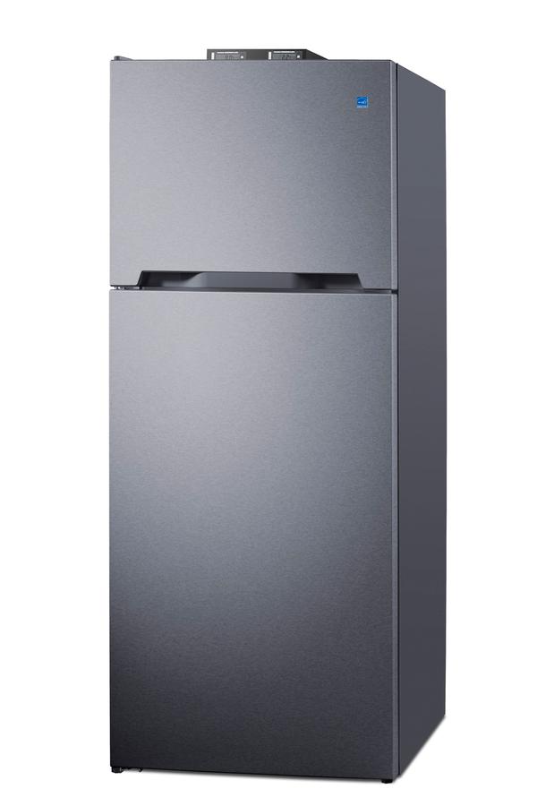 Summit BKRF15SSLHD 28" Wide Top-Mount Refrigerator-Freezer With Nist-Calibrated Thermometers