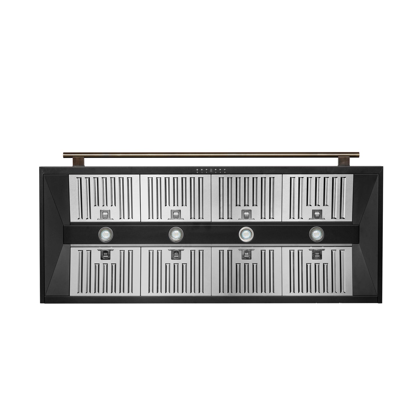 Forno FRHWM509560BLK Forno Aria 60 Inch Wall-Mounted Range Hood In Black