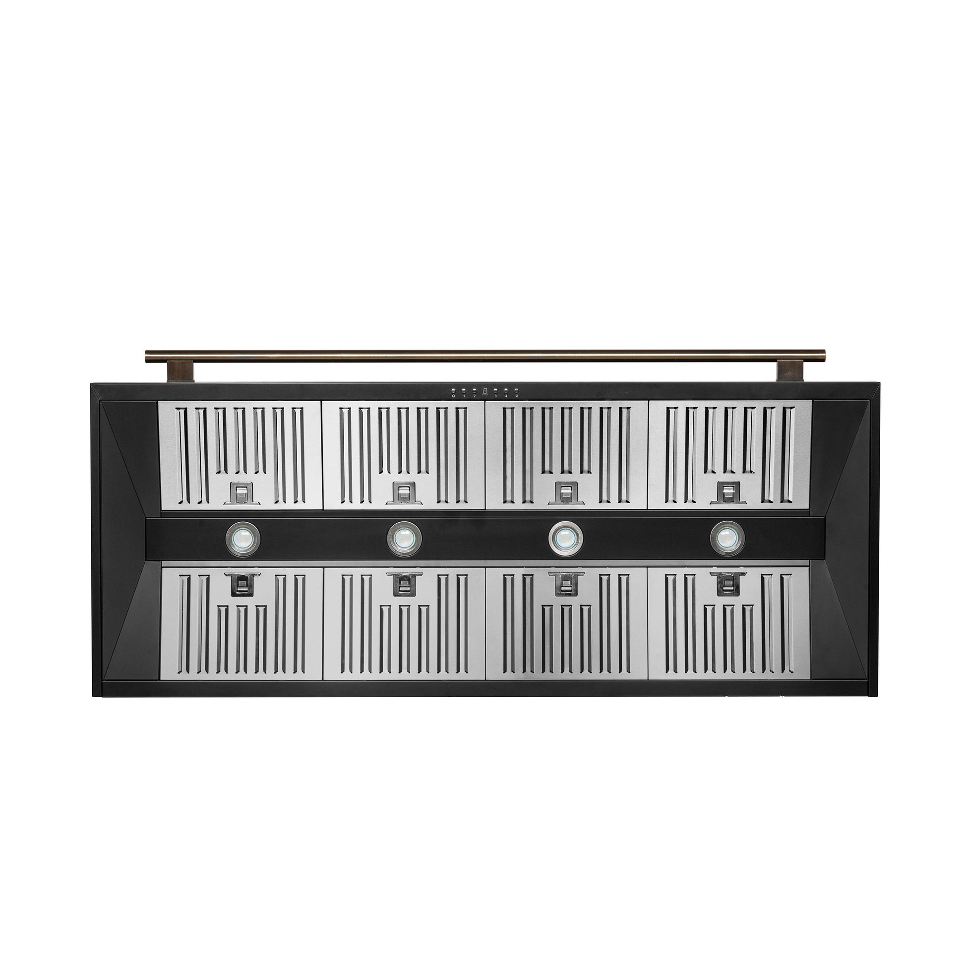 Forno FRHWM509560BLK Forno Aria 60 Inch Wall-Mounted Range Hood In Black