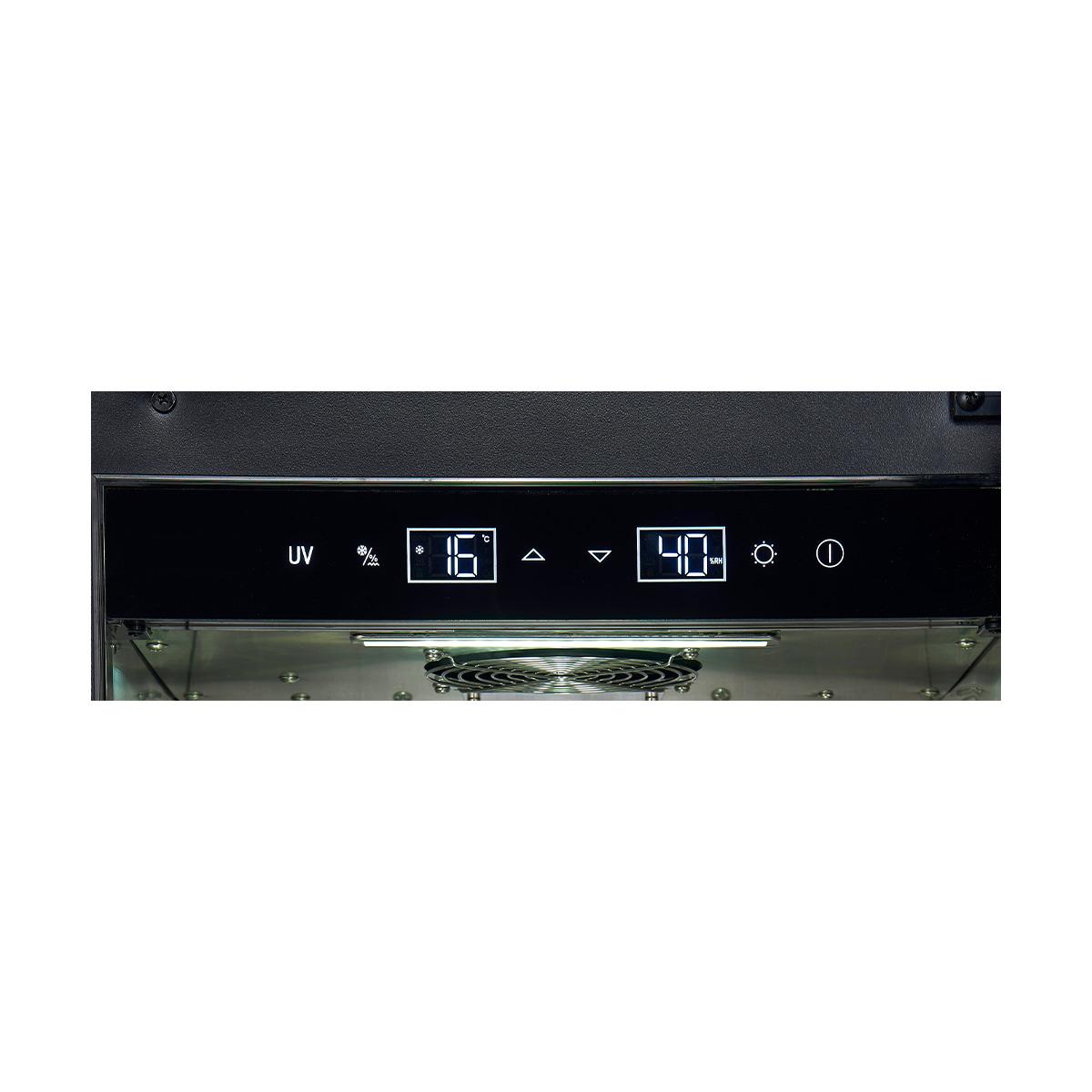 Forno FFSDA686417 Forno Asciutto 17-Inch Dry Aging Cabinet, Stainless Steel 304, 1.84 Cu.Ft, Led Lighting, Adjustable Shelves