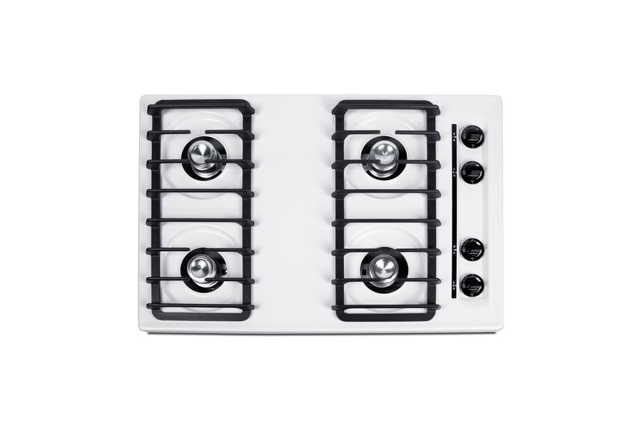 Summit WNL053I 30" Wide 4-Burner Gas Cooktop