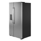 Ge Appliances GZS24PYYFS Ge® 23.5 Cu. Ft. Counter-Depth Side-By-Side Refrigerator With Led Light Walls And Extra Tall Dispenser