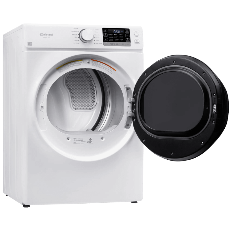 Element Appliance EFD8027EBW Element 8.0 Cu. Ft. Front Load Electric Dryer - White, Energy Star (Efd8027Ebw)