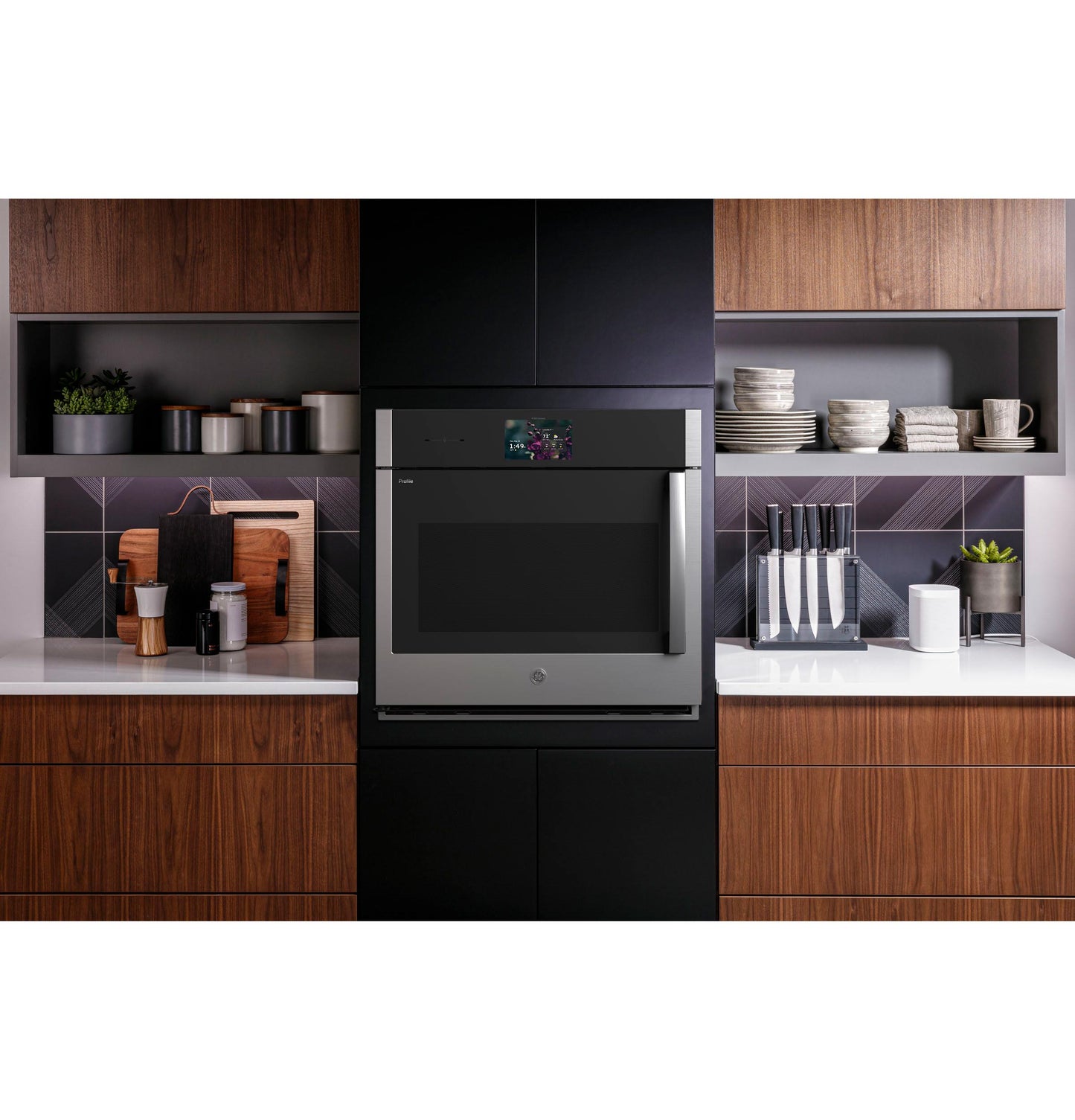 Ge Appliances PTS700LSZSS Ge Profile™ 30" Smart Built-In Convection Single Wall Oven With Left-Hand Side-Swing Doors