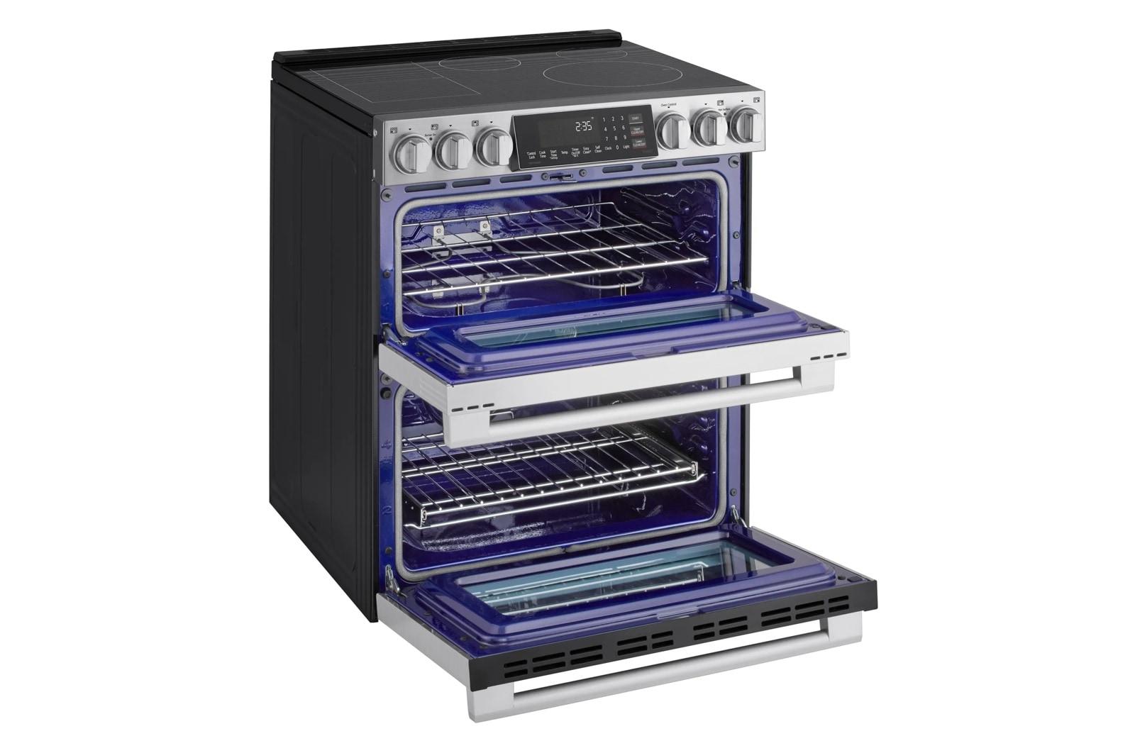 Lg LTIS7338XE Lg Studio 7.3 Cu. Ft. Double Oven Induction Slide-In Range With Probake® Convection And Air Fry