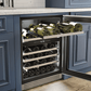 Zephyr PRPW24C02CG Presrv Pro Wine Cooler, 24In Under Cabinet, Ss+Glass, Reverse Door, 2 Zone