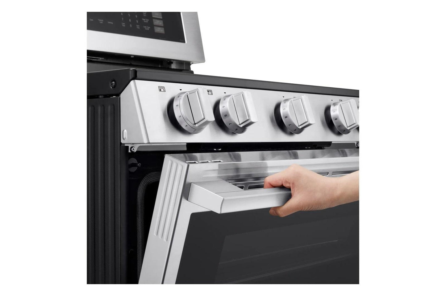 Lg LDEL7324YE 7.3 Cu. Ft. Smart Electric Double Oven Freestanding Range With Probake Convection®, Air Fry & Air Sous Vide