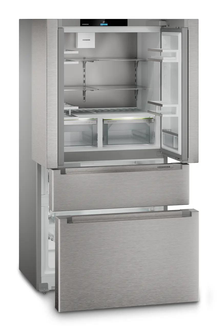 Liebherr FDBI36S French Door Fridge-Freezer With 2 Freezer Drawers And Icemaker And Infinityspring