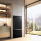 Forno FFFFD178531BLK Forno Milano Espresso 31-Inch Bottom Freezer Refrigerator, Black, 17.2 Cu.Ft Capacity, Energy Efficient