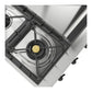 Ilve UHCP48FNSSB Ilve Uhcp48Fnssb Nostalgie Ii 48 Inch Built-In Gas Rangetop With Griddle, In Stainless Steel (Natural Gas, Burnished)