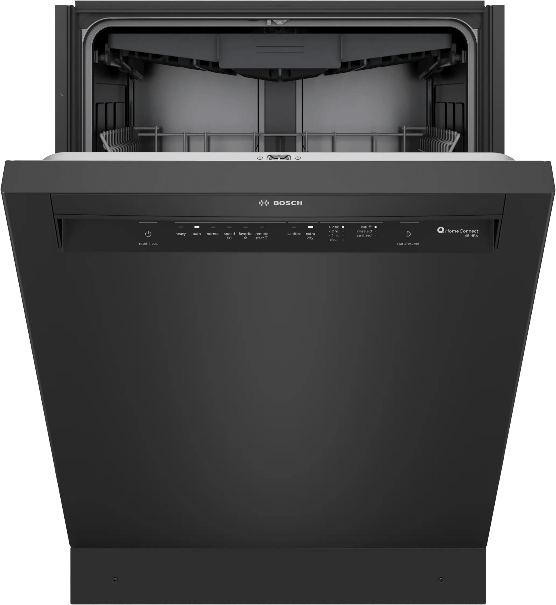 Bosch SHE43DM6N 300 Recessed Handle, 48 Dba, Standard 3Rd Rack, Puredry - Bl