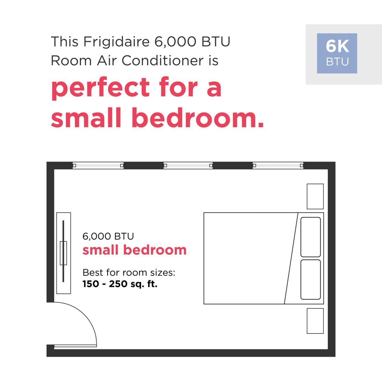 Frigidaire FHWC063TC1 6,000 Btu Window Room Air Conditioner