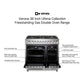 Verona VUFSGG365DSS Verona Vufsgg365Dss 36 Inch Ultima Collection Double Oven Gas Range With 5 Brass Burners, 4.1 Cu. Ft. Oven Total Capacity In Stainless Steel