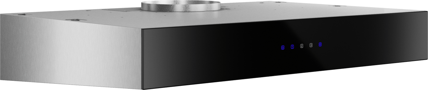 Zephyr ZVTE30ABG Vetro, Uc, 30In, Black Glass, Act