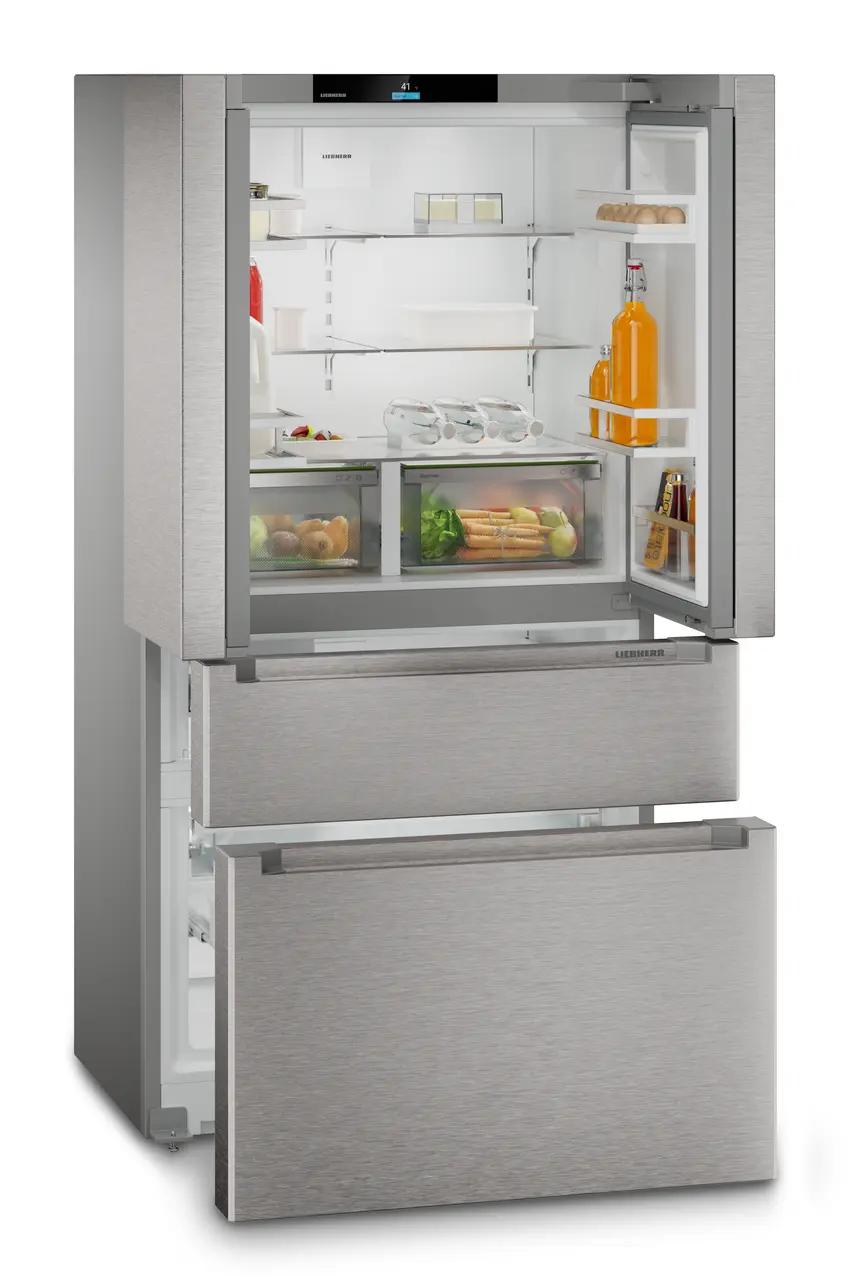 Liebherr FDE36S French Door Fridge-Freezer With 2 Freezer Drawers With Icemaker