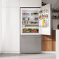 Bosch B33CM10SNS 100 Series, Free-Standing Fridge-Freezer With Freezer At Bottom, Brushed Steel (With Anti-Fingerprint), Total No Frost