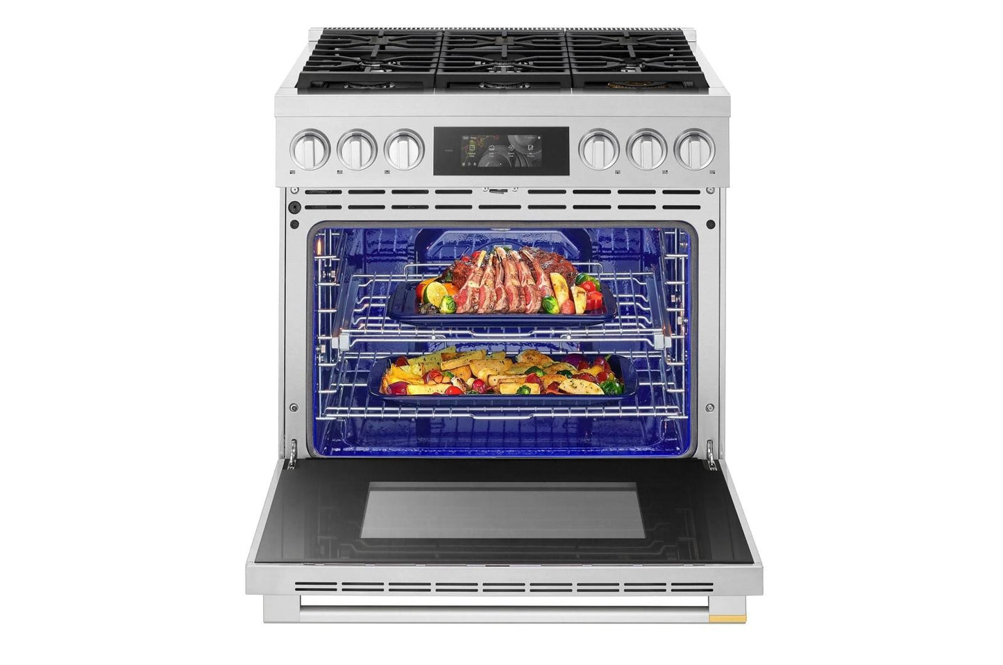 Lg LPGU6319Y Lg Signature 6.3 Cu. Ft. Smart Gas Slide-In Pro Range With Dynamic Probake® Convection, Air Fry, Air Sous Vide And Roast Mode