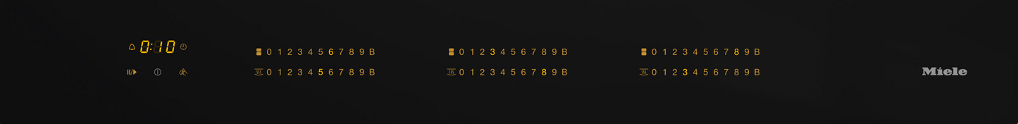 Miele KM7745FL Km 7745 Fl - 36-Inch Induction Cooktop, Operated With Its Own Controls With 3 Powerflex Cooking Areas For Maximum Performance