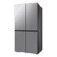 Samsung RF23DB9600QL Bespoke Counter Depth 4-Door Flex™ Refrigerator (23 Cu. Ft.) With Beverage Center ™ In Stainless Steel - (With Customizable Door Panel Colors)